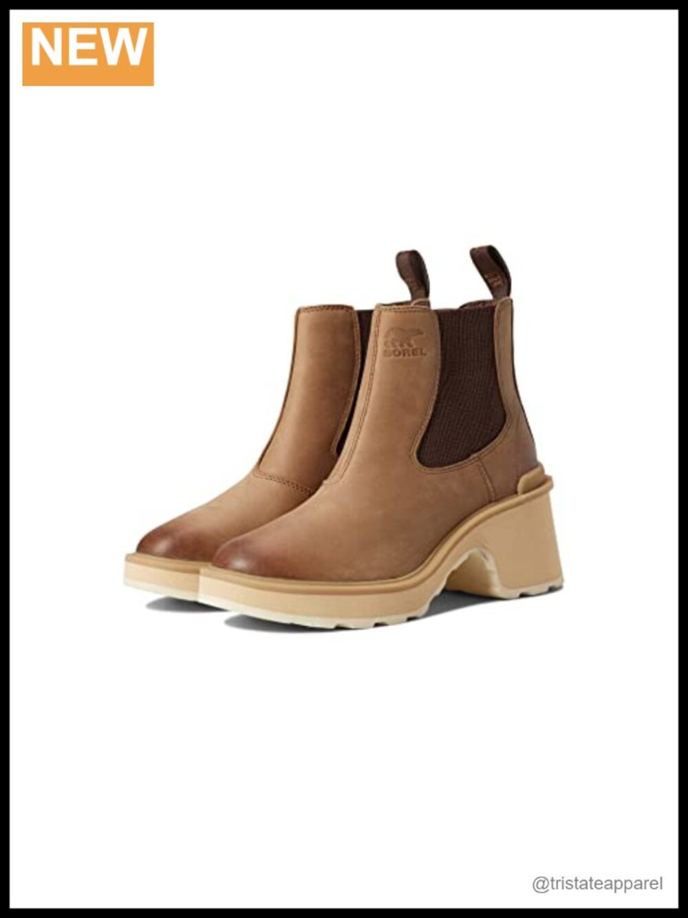 Women's Waterproof Chelsea Rain Boots with Memory Foam Insole